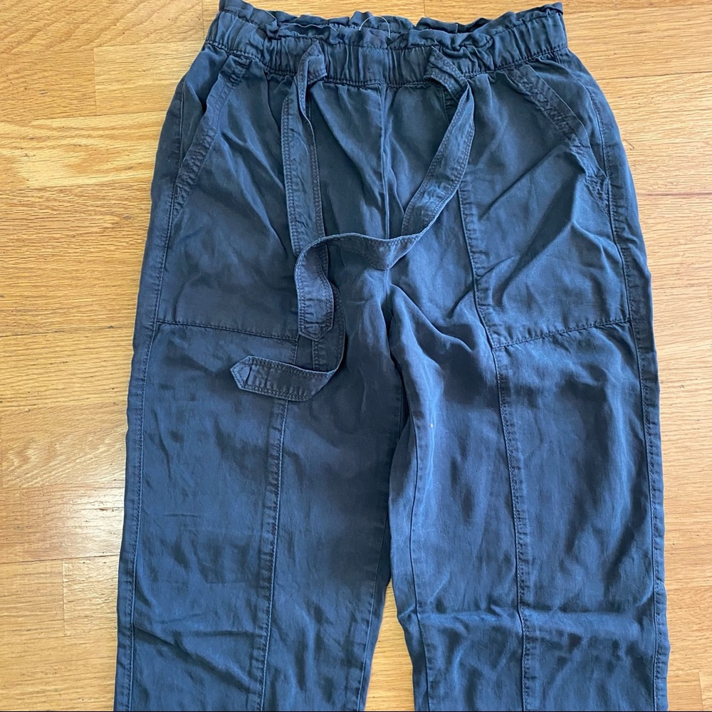 Aerie Charcoal Wash Lyocell Drawstring Pants - Picture 2 of 6